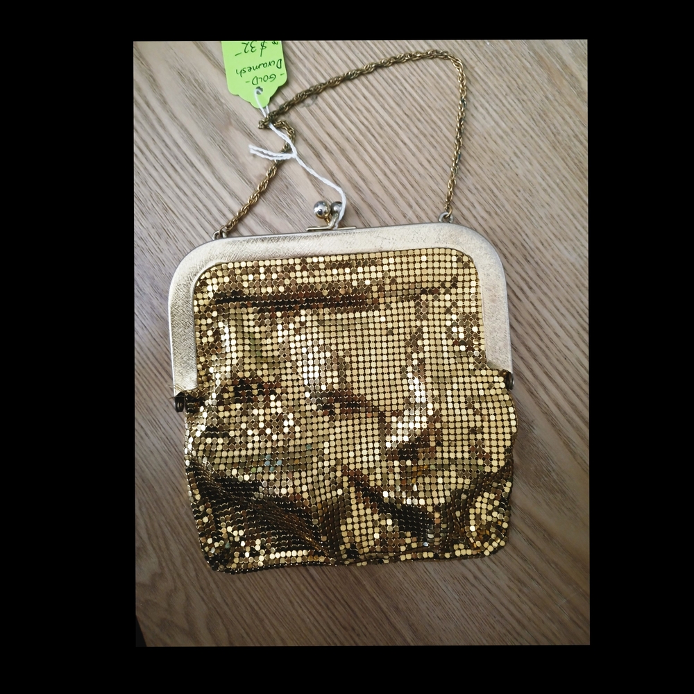 Gold Sequin Evening Bag